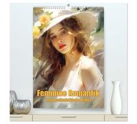 Feminine Romantik - Impressionistische Bilder (hochwertiger Premium Wandkalender 2026 DIN A2 hoch), Kunstdruck in Hochglanz: Die zarte Seite des Impressionismus
