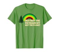 Feminism Feminist Destroy The Patriarchy Not The Planet Maglietta