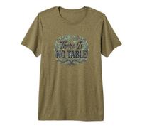 Feminist Decenter Men Womens Right Girls There Is No Table Maglietta Premium