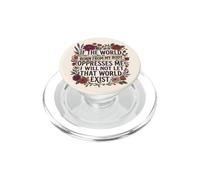 Feminist Womens Rights The World Born From My Body Oppresses PopSockets PopGrip per MagSafe