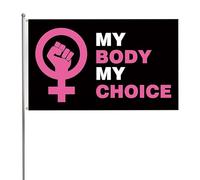Feminista Yard Flag - Supporto Femminismo Decorazione Banner | Il mio corpo La Mia Scelta Bandiera