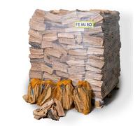 FEMIRO Legna da Ardere di Ulivo per Stufe su Bancale 700 kg - Legna per Stufe e Camini Piccoli 25/30 cm - 100% Ulivo Made in Italy - Inclusi 4 Sacchi di Scaglie di Ulivo Accendifuoco