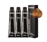 FemMas Colore per capelli 3x Biondo Chiaro Cioccolato Intensivo 8.99 | Crema colorante per capelli con olio di Argan, Cheratina e Ceramidi | Colorazione o tonalizzazione dei capelli duratura per