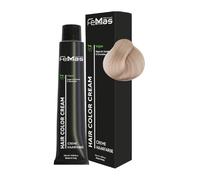 FemMas Colore per capelli biondo chiaro biondo perlato 10.08 I crema per capelli con olio di argan, cheratina e ceramidi, come colorazione permanente per capelli o tinta per risultati di colore