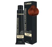 Femmas Hair Color Cream 100 ml di colore per capelli con olio di argan, cheratina e ceramide (biondo chiaro rame 8.4)