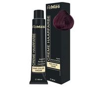 FemMas Colore per capelli marrone chiaro rosso viola 5.62 I color crema per capelli con olio di argan, cheratina e ceramidi, come colorazione permanente per capelli o tintura per risultati luminosi e