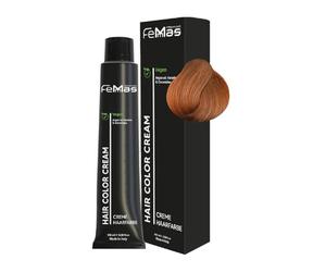 Femmas Hair Color Cream 100 ml colore per capelli (biondo medio ambra rame 7.84)