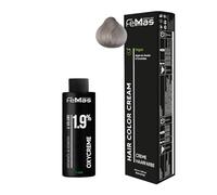 Femmas Set di colori per capelli biondo platino sabbia 11,7 I Hair Color Cream 100 ml + Ossima crema 100 ml 1,9% I Colorazione permanente per capelli + sviluppatore, delicato e duraturo, colore per