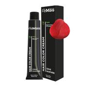 FemMas Colore per capelli biondo medio rosso intenso 7.66 I crema color capelli con olio di argan, cheratina e ceramidi, colorazione permanente o tinta per risultati luminosi, 100 ml