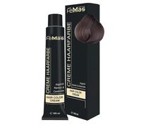 FemMas - Tintura per capelli biondo medio cenere 7.1, crema colorante professionale con olio di argan, cheratina e ceramidi, colorazione permanente o tintura, per risultati brillanti e durevoli, da