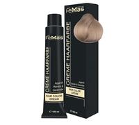 FemMas - Tintura per capelli biondo platino intenso 11.0, crema colorante professionale con olio di argan, cheratina e ceramidi, colorazione permanente o tintura, per risultati durevoli, da 100 ml