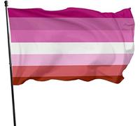 Femme orgoglio lesbico bandiera rosa bandiera gay festa di benvenuto a tema all'aperto decorazioni esterne ornamento picks casa casa giardino cortile decorazione 3 x 5 piedi bandiera