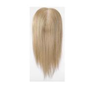 Femmes Cheveux Topper for capelli umani da 14 pollici con base in pizzo mono, pezzi di capelli biondi for donne con capelli diradati Extension per Capelli