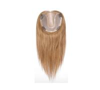 Femmes Cheveux Topper for capelli umani da 14 pollici con base in pizzo mono, pezzi di capelli biondo scuro naturale for donne con capelli diradati Extension per Capelli
