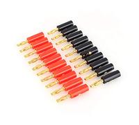 Femmina 10 x connettori a banana Cavo audio adattatore filo da 4 mm Diametro 3 mm Cavi per altoparlanti Connettori Spina per radio audio