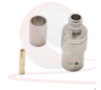 Femmina BNC per RG59 Cavo. 75ohm Video. Twist a Crimpare Connettore. CCTV, Spdif