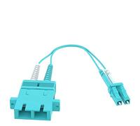 Femmina dello Sc a LC maschio 10GB 50/125 OM3 Multimode Duplex Hybrid Convertitore Adattatore Dongle