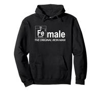 Femmina The Original Iron Man Felpa con Cappuccio
