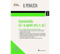 Femminicidio (D.L. 14 Agosto 2013 N. 93)