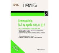 Femminicidio (D.L. 14 Agosto 2013 N. 93)