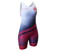 Femminile LETTONIA Wrestling Singlet BERKNER Ringertrikot UWW Representative