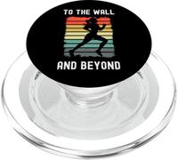 Femminile Lungo Distanza Runner Al Muro E Oltre Le Donne PopSockets PopGrip per MagSafe