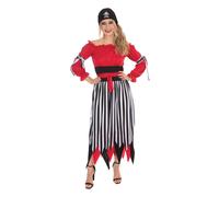 Femminile Pirata Costume Donna Alto Seas Tradizionale Pirata Vestito Libro
