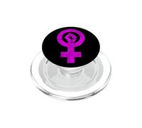 FEMMINISMO DIRITTI DELLE DONNE RAGAZZA POTERE UGUAGLIANZA DI GENERE PopSockets PopGrip per MagSafe