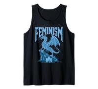Femminismo Frost Ice Dragon Fantasy Donne Forti Empowerment Canotta