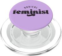 Femminismo radicale, tipografia minimale PopSockets PopGrip per MagSafe