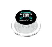 Femminista femminile di sollevamento pesi PopSockets PopGrip per MagSafe