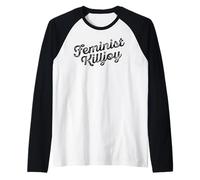 Femminista Killjoy Smash The Patriarcy Funny Meme Maglia con Maniche Raglan
