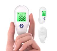 Femometer Termometro frontale per neonati, bambini e adulti, senza contatto, misurazione in 1s, display a tre colori, oggetto e ambiente, portatile con allarme febbre