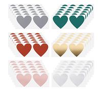 FEMONGY Gratta e Vinci Personalizzato, 72 pcs Autoadesivi Gratta e vinci Adesivi Etichette Scratch Sticker per Matrimoni, Regali, Fai da Te, Lettere, Cartoline