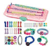 FEMONGY kit braccialetti fai da te bambina, kit per fare braccialetti, crea braccialetti bambina, regalo bambina, Bracciali Kit fai da te per bambini - Regali per ragazze