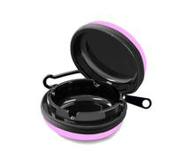 FEMONGY portacenere portatile da tasca, posacenere tascabile, posacenere portatile tascabile, porta mozziconi tascabile, Si apre facilmente, grande capacità, adatto per i viaggi (rosa)