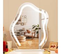 Fenair Specchio per trucco Hollywood con illuminazione Specchio dimmerabile con illuminazione 3 temperature di colore Interruttore tattile Specchio cosmetico con illuminazione