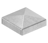 Fenau | copritestina/cappellotto | per tubo quadrato | dimensioni: 30x30 mm | acciaio S235JR, grezzo