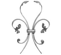 Fenau | Elemento ad innesto | P: 185x260 mm | Materiale 12x5 mm | Acciaio grezzo