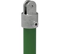 Fenau | Giunto portapezzo/giunto variabile, Ø 48,3 mm, raccordo per tubi, ghisa malleabile, zincato a caldo, viti incl., compatibile: occhiello di giunzione