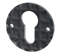 Fenau | Rosone della porta/Coperchio della serratura della porta/Chiave a rosone | Dimensioni: Ø 50 mm | Acciaio (grezzo) S235JR