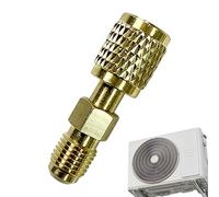 Fenayuu Adattatore Per Serbatoio Refrigerante - Adattatore per Sistemi di Refrigerazione AC | Attacco Con Filettatura Inversa, Connettitore Da 6 Mm Per Ricarica Climatizzatori Split