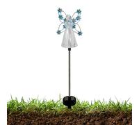 Fenayuu Angelo Luci Giardino Esterno,Flower Fairy Angel Landscape Path Lights | Luci di paesaggio Luce decorativa per patio da giardino, decorazioni per tombe del cimitero