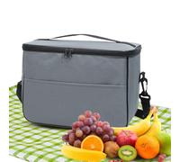 Fenayuu Borsa Pranzo Grande Capacità,Borsa Termica Grande per Pranzo Tote Refrigerante - Contenitore Alimentare Impermeabile Riutilizzabile Con Tra Collo Per Uomini E Donne