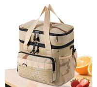 Fenayuu Borsa Termica Portapranzo | Scatola Del Ghiaccio Per Pranzo Da 19 Litri,Sacche Tote Isolate | Per Pesca All'Aperto Automobile Lavoro Gita Picnic Spiaggia Piscina Golf Autocarro