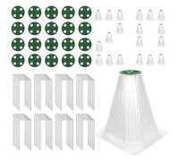 Fenayuu Cloches da Giardino per Piante - Protezione A Campana per Esterno,Cloche Riutilizzabile con E Fori di Ventilazione per Ortaggi Fiori E Piantine