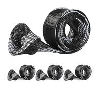 Fenayuu Coperture per Canna da,Foderi per Asta da | Elastico Robusto Calza Protettiva per Immagazzinamento Strumenti per Viaggio Spiaggia Lago Garage Molo Fiume Kayak Barca Ponte Surf e Riva