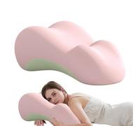 Fenayuu Cuscino Per Glutei Per Coppie,Cuscino Di Supporto Lombare | Supporto Allineamento Lombare Riposo Per Dormire Uomini Donne Letto Viaggio