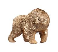 Fenayuu Decorazioni Orso per Esterno - Statua da Giardino Orso - Scultura Animale in Resina con Testa di Gufo per Giardino Prato Tavolo