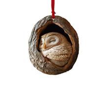 Fenayuu Decorazioni Per Albero Di Natale In Acrilico | Appendini Animali In Acrilico 2D - Decorazioni Festive Portatili per Casa Albero di Natale Borse Cellulari Famiglia